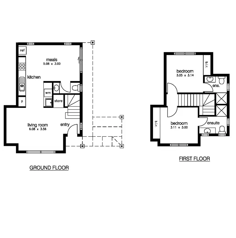 Floorplan of Homely house listing, 2 Stooke Street, Yarraville VIC 3013