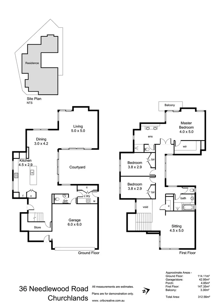 Floorplan of Homely house listing, 36 Needlewood Road, Churchlands WA 6018