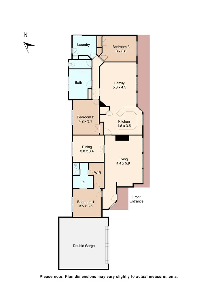 Floorplan of Homely house listing, 218 High Street, Learmonth VIC 3352