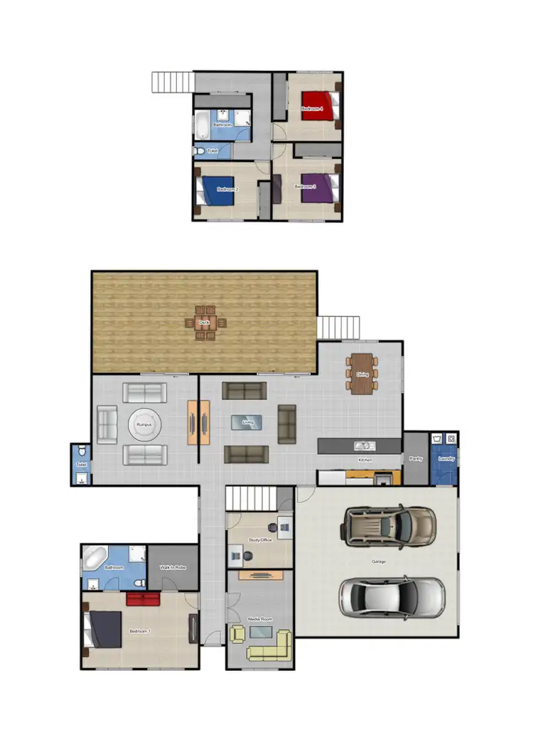 Floorplan of Homely house listing, 138 Heritage Rd, Jimboomba QLD 4280