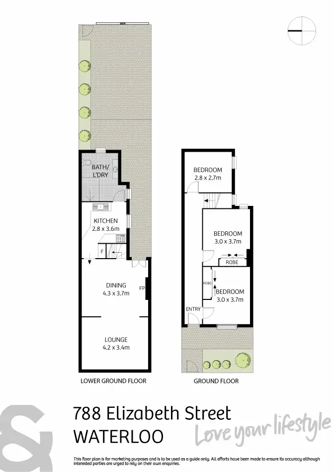 Floorplan of Homely house listing, 788 Elizabeth Street, Waterloo NSW 2017