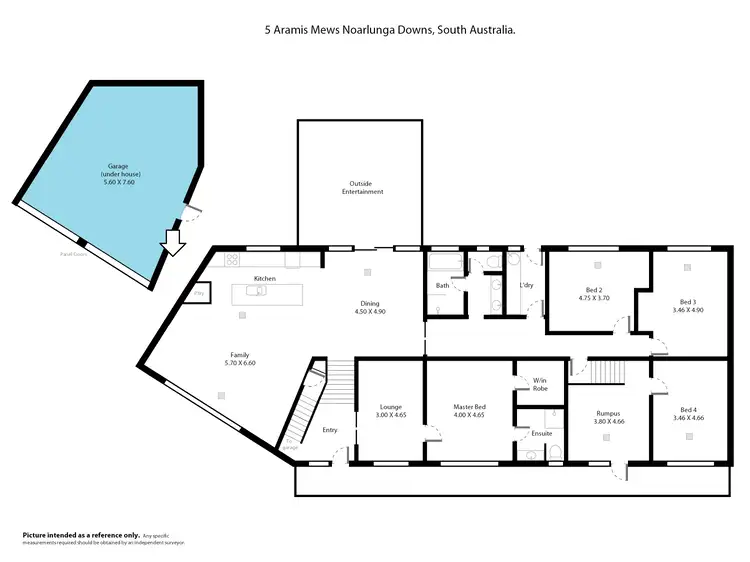 Floorplan of Homely house listing, 5 Aramis Mews, Noarlunga Downs SA 5168