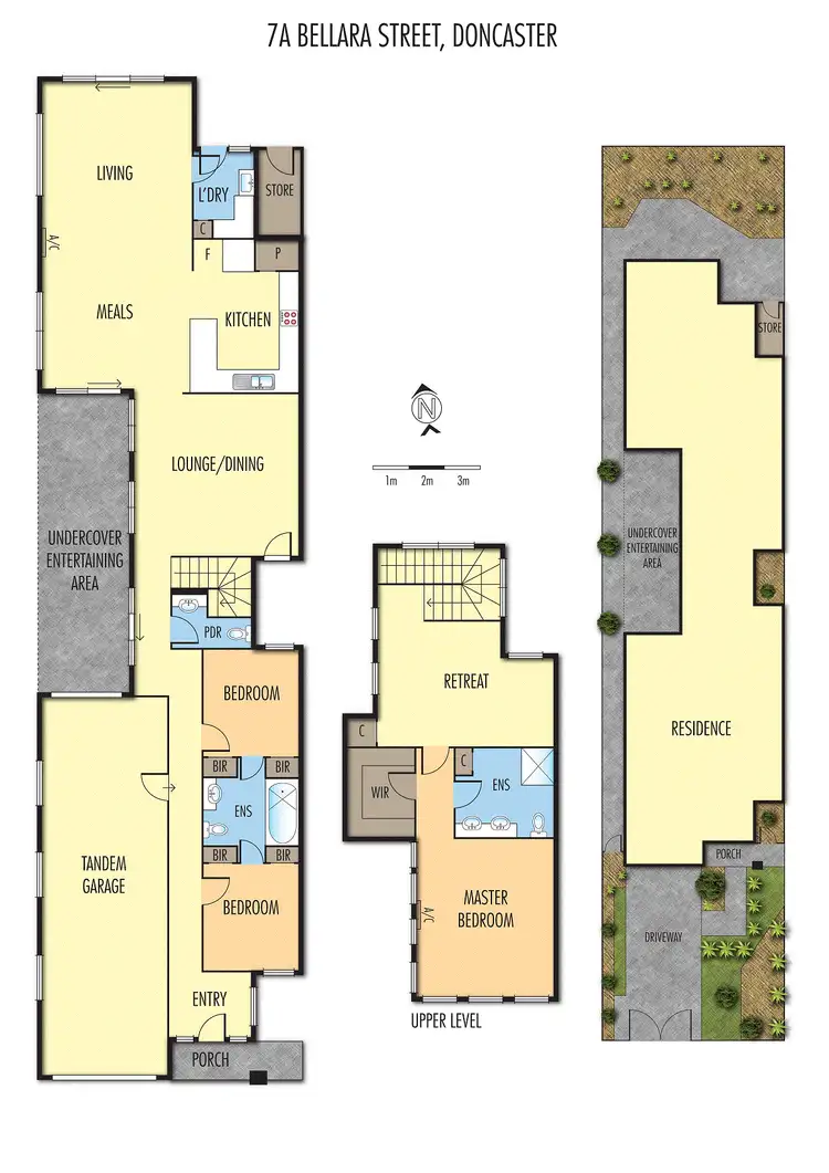 Floorplan of Homely townhouse listing, 7A Bellara Street, Doncaster VIC 3108