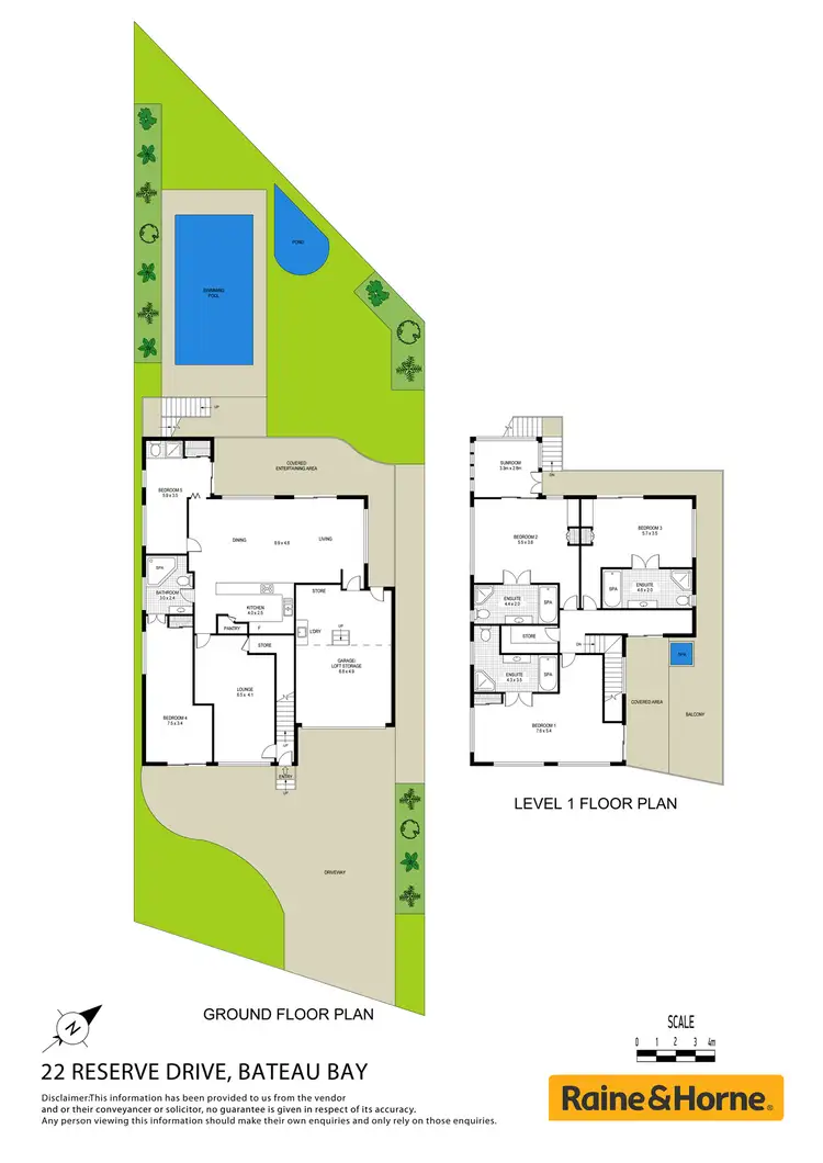 Floorplan of Homely house listing, 22 Reserve Drive, Bateau Bay NSW 2261