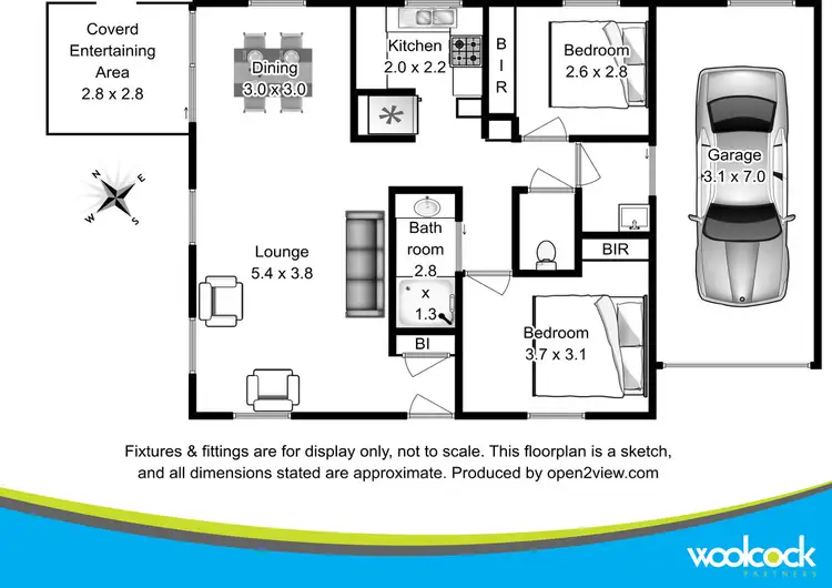 Floorplan of Homely unit listing, 5/1a Diprose Street, Kings Meadows TAS 7249