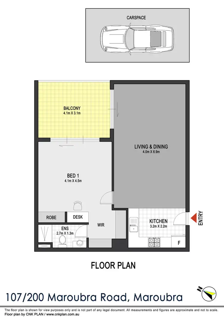 Floorplan of Homely apartment listing, 107/200 Maroubra Road, Maroubra NSW 2035