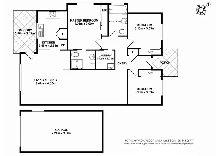 Floorplan of Homely unit listing, 14/8 Lord Place, North Batemans Bay NSW 2536