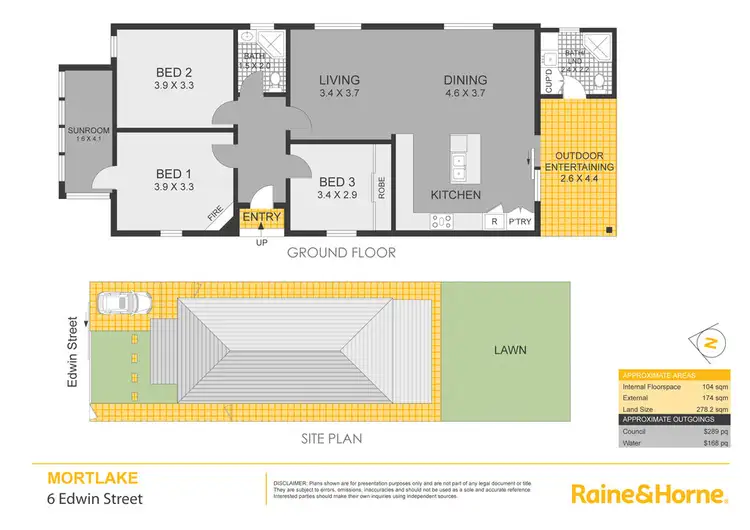 Floorplan of Homely house listing, 6 Edwin Street, Mortlake NSW 2137