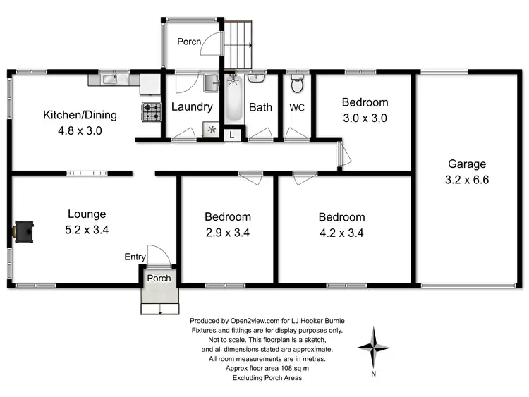 Floorplan of Homely house listing, 10 Little Quiggin Street, Waratah TAS 7321
