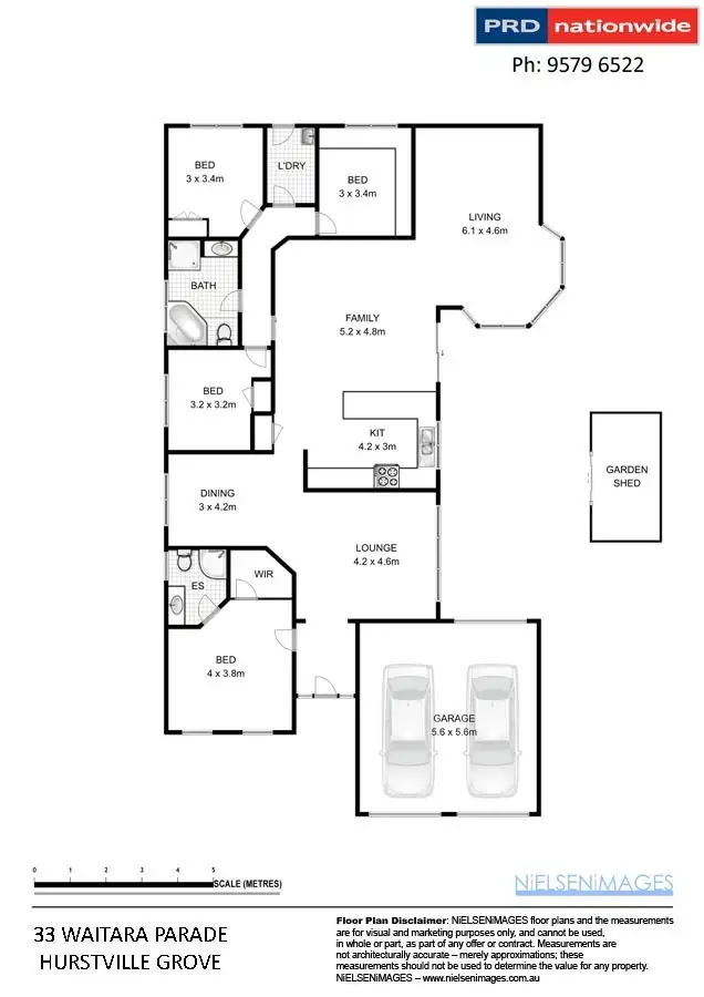 Floorplan of Homely house listing, 33 Waitara Parade, Hurstville Grove NSW 2220