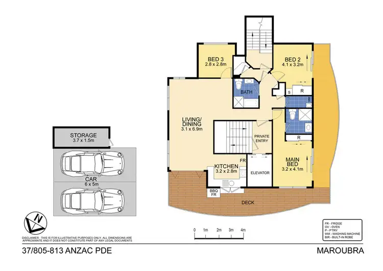 Floorplan of Homely apartment listing, 37/805-813 Anzac Parade, Maroubra NSW 2035