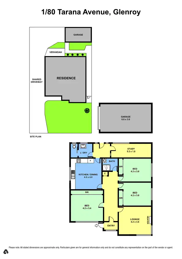 Floorplan of Homely house listing, 1/80 Tarana Avenue, Glenroy VIC 3046