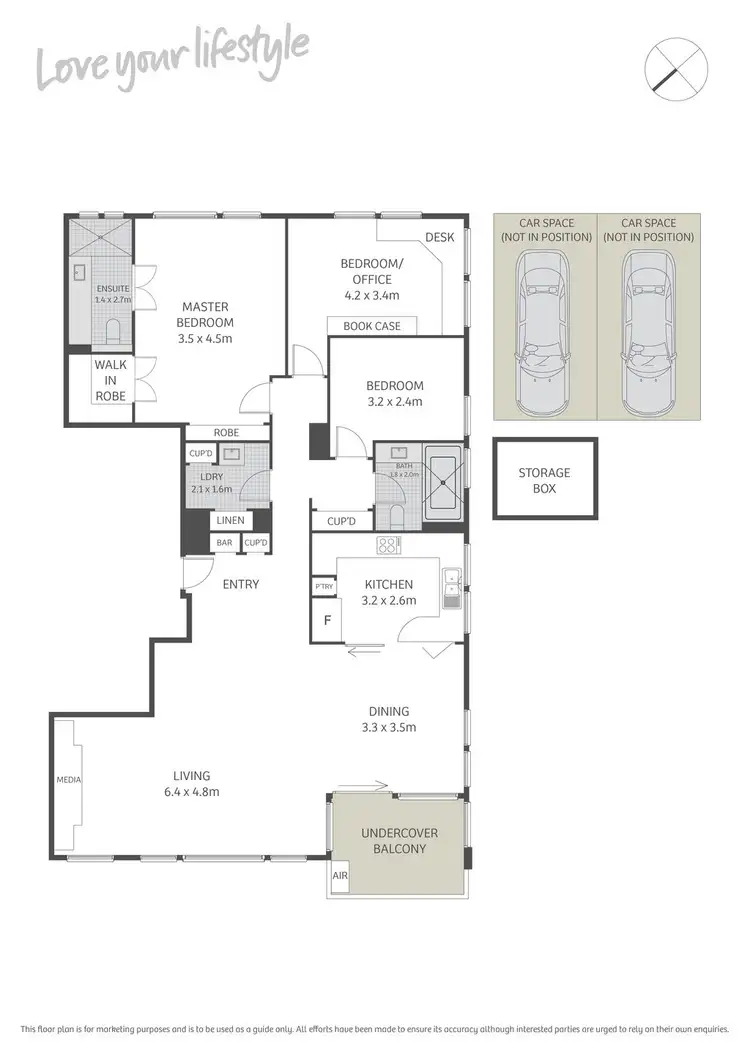 Floorplan of Homely apartment listing, 25/60 Darling Point Road, Darling Point NSW 2027