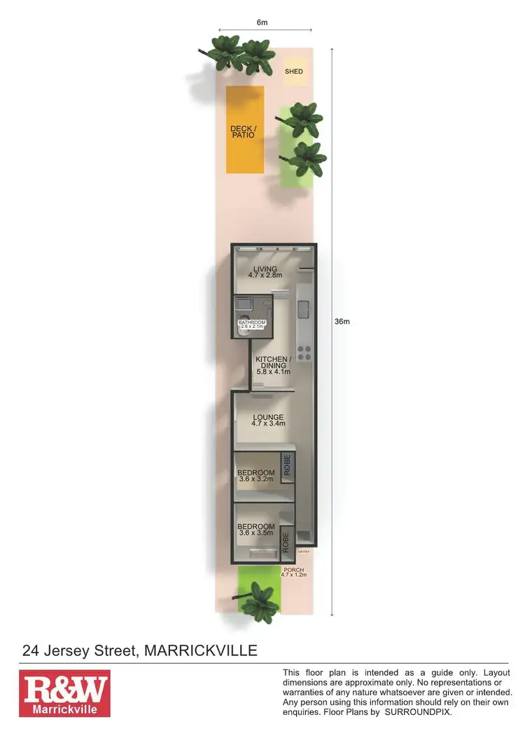 Floorplan of Homely house listing, 24 Jersey Street, Marrickville NSW 2204