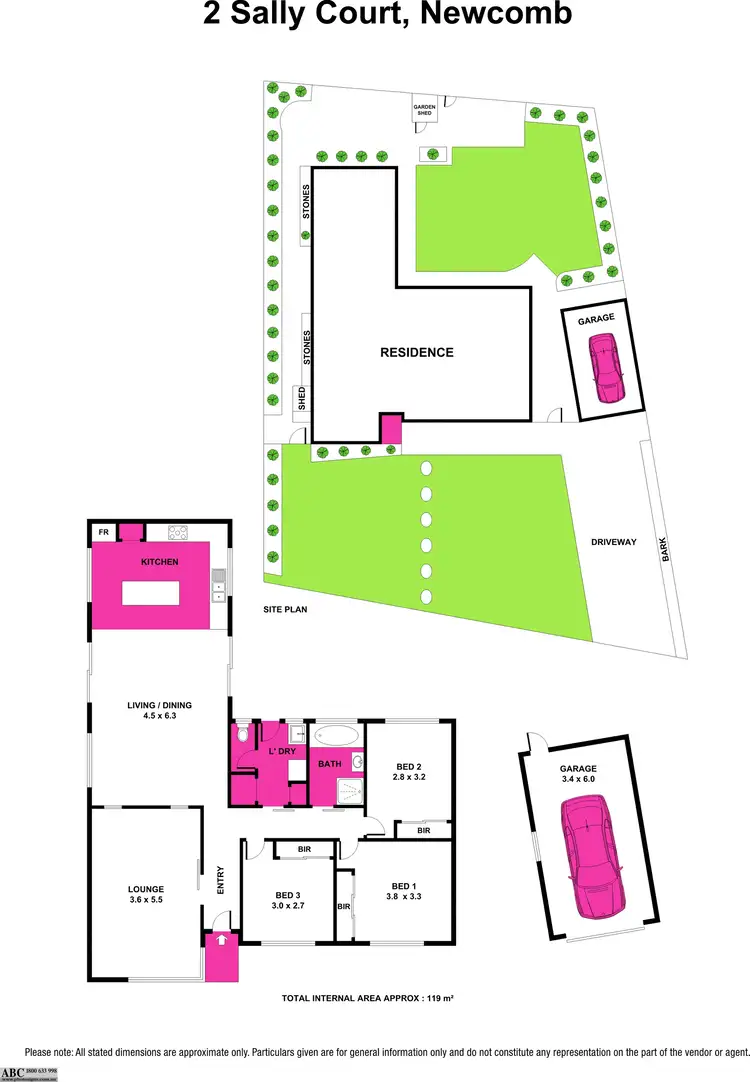 Floorplan of Homely house listing, 2 Sally Court, Newcomb VIC 3219