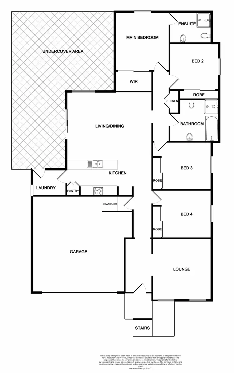 Floorplan of Homely house listing, 6 Andrew Court, Rutherford NSW 2320