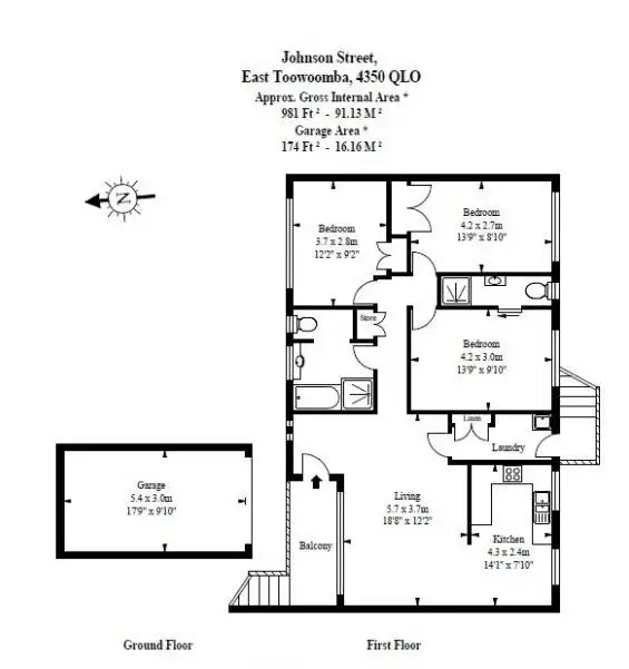 Floorplan of Homely unit listing, 7/4-8 Johnson Street, East Toowoomba QLD 4350