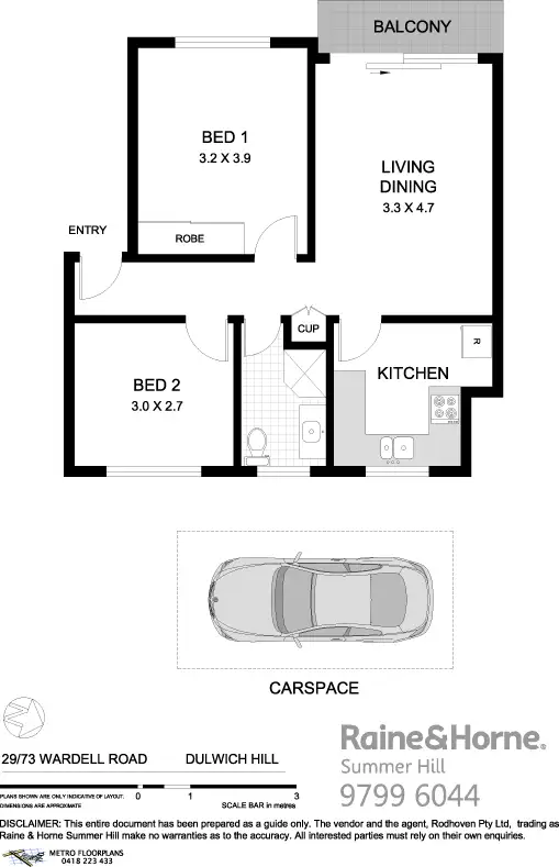 Floorplan of Homely apartment listing, 29/73-75 Wardell Road, Dulwich Hill NSW 2203