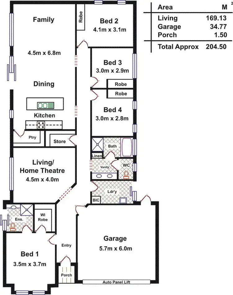 Floorplan of Homely house listing, 3 Riesling Crescent, Andrews Farm SA 5114