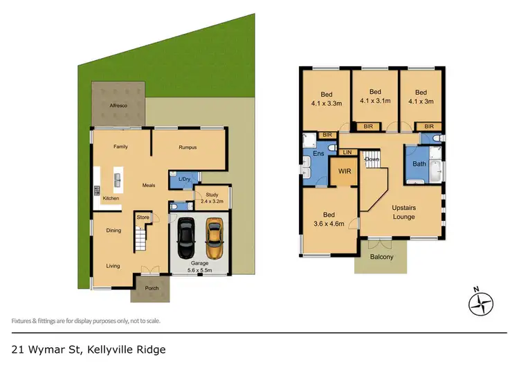 Floorplan of Homely house listing, 21 Wymar Street, Kellyville Ridge NSW 2155