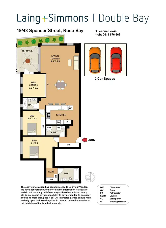 Floorplan of Homely apartment listing, 19/48 Spencer Street, Rose Bay NSW 2029