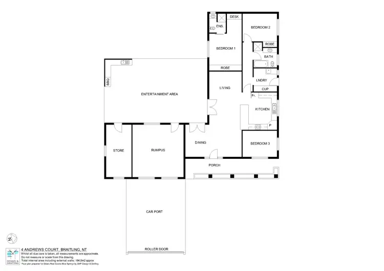 Floorplan of Homely house listing, 4 Andrews Court, Braitling NT 870
