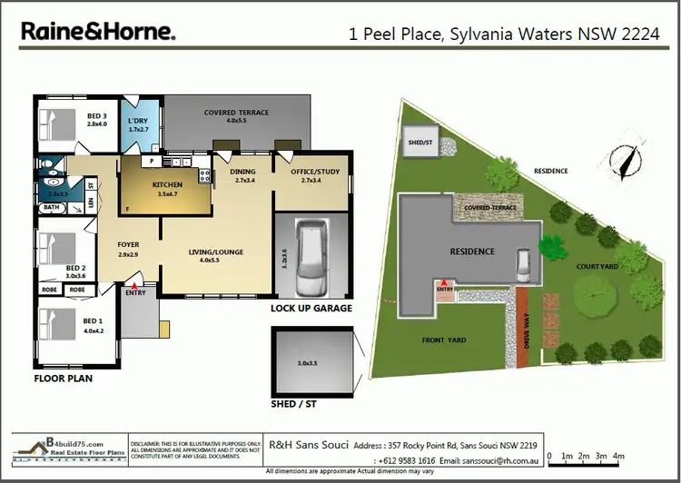 Floorplan of Homely house listing, 1 Peel Place, Sylvania Waters NSW 2224