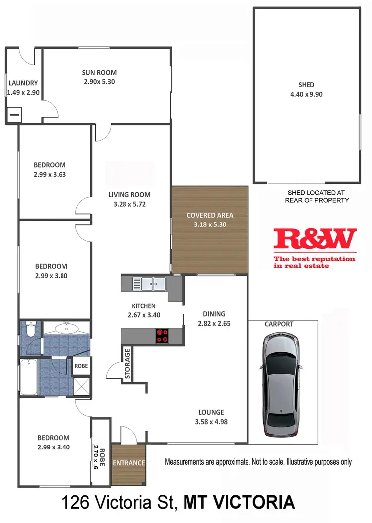 Floorplan of Homely house listing, 126 Victoria Street, Mount Victoria NSW 2786