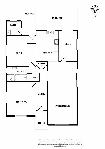 Floorplan of Homely house listing, 22 First Avenue, Rutherford NSW 2320