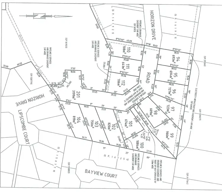 Floorplan of Homely land listing, Lot 104 Horizon Drive, Sorell TAS 7172