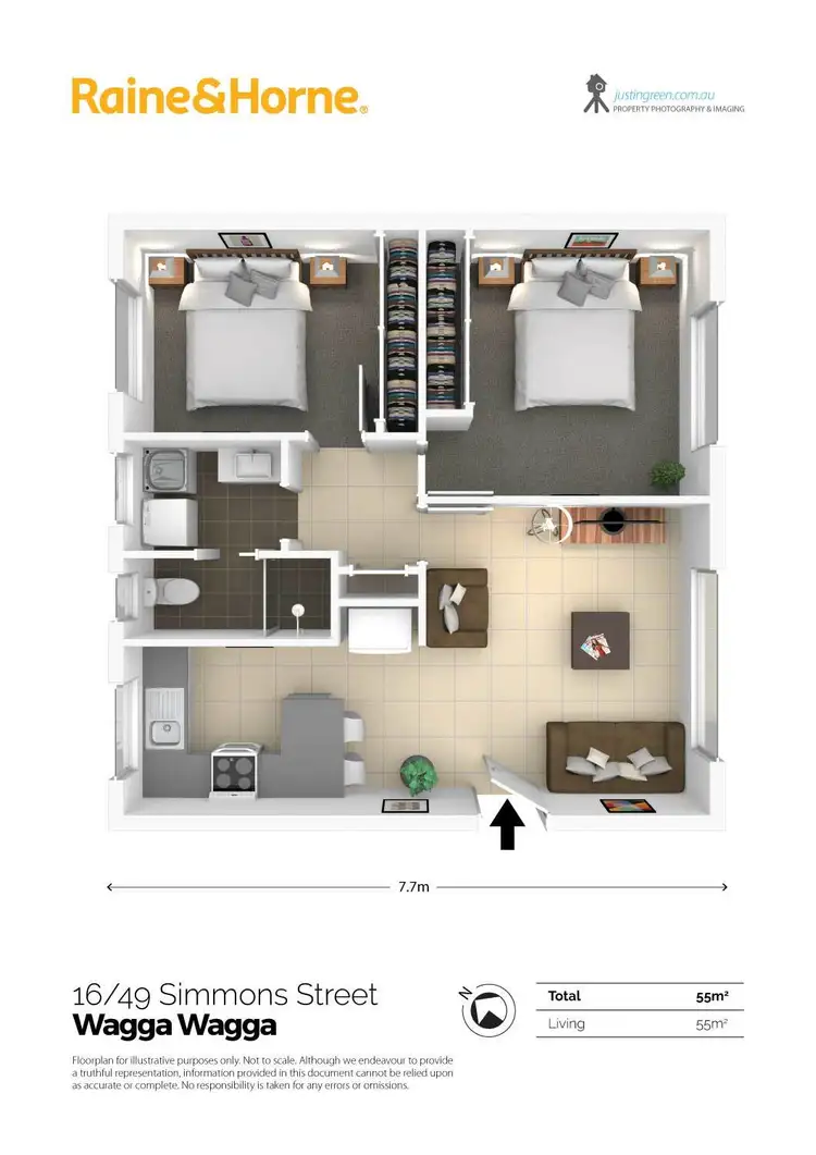 Floorplan of Homely house listing, 16/49 Simmons Street, Wagga Wagga NSW 2650