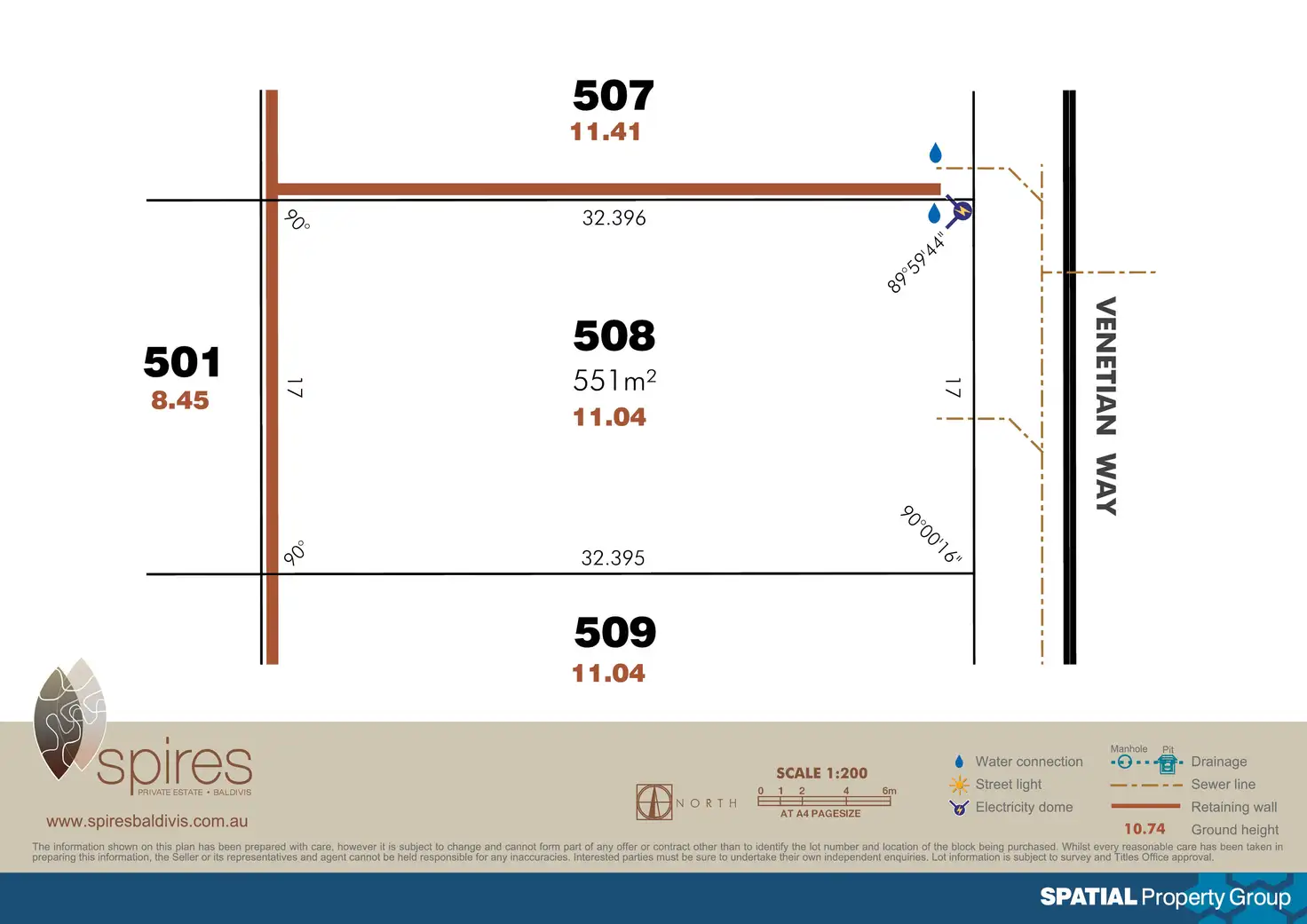 Floorplan of Homely land listing, Lot 508 Venetian Way, Baldivis WA 6171