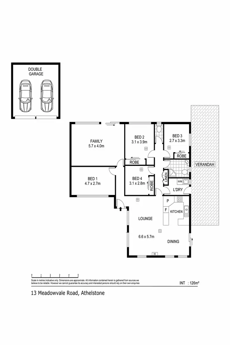 Floorplan of Homely house listing, 13 Meadowvale Road, Athelstone SA 5076
