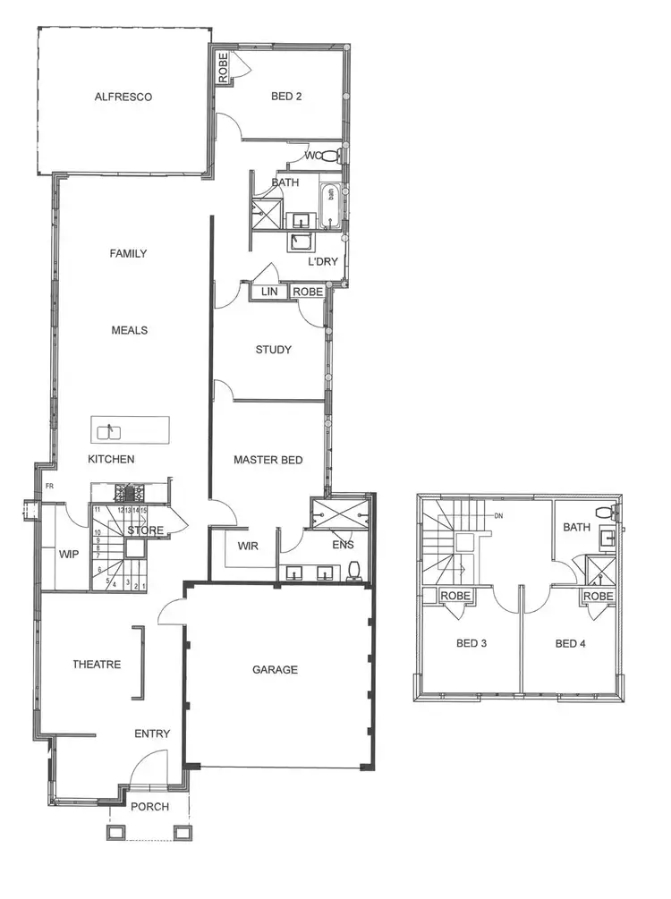 Floorplan of Homely house listing, 8 Cliffe St, South Perth WA 6151