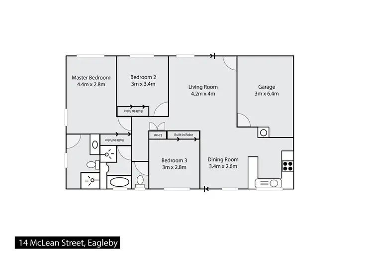 Floorplan of Homely house listing, 14 McLean Street, Eagleby QLD 4207
