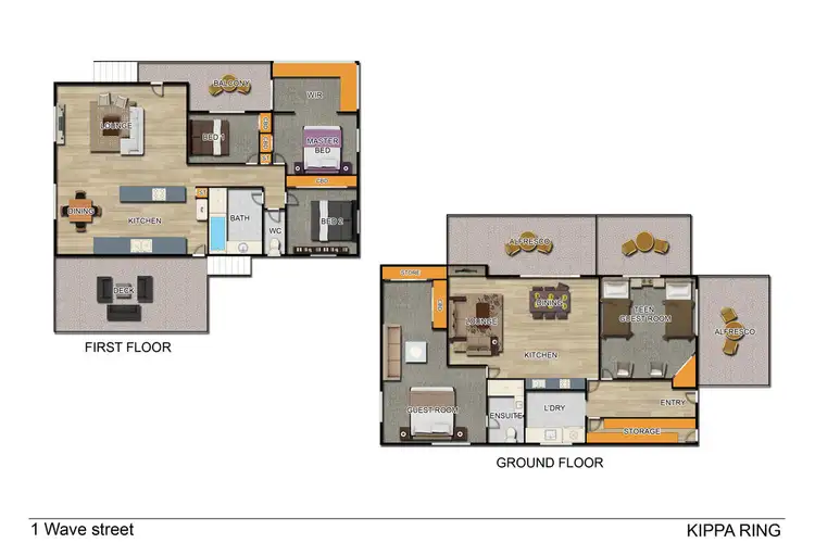 Floorplan of Homely house listing, 1 Wave Street, Kippa-ring QLD 4021