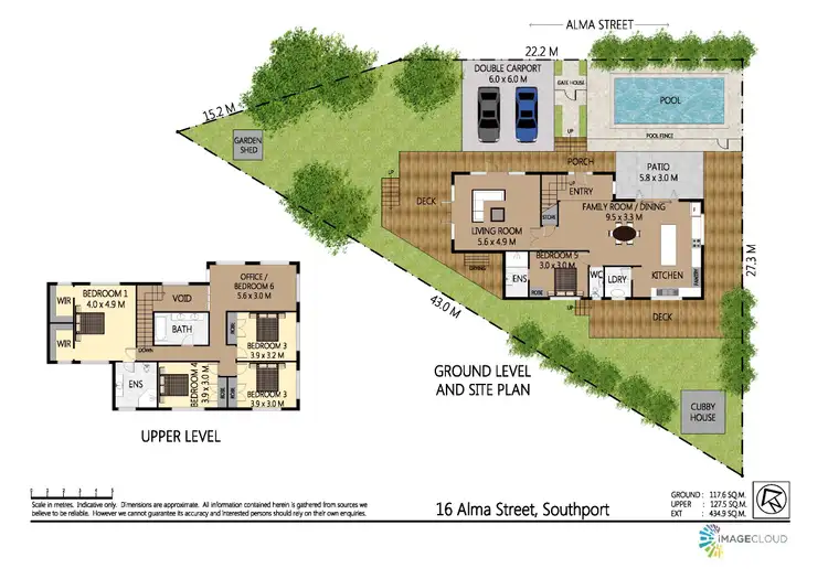 Floorplan of Homely house listing, 16 Alma Street, Southport QLD 4215
