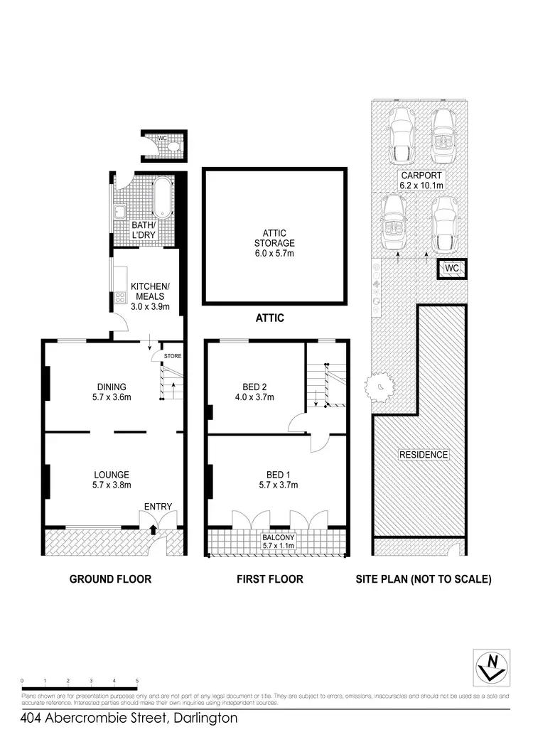 Floorplan of Homely house listing, 404 Abercrombie Street, Darlington NSW 2008