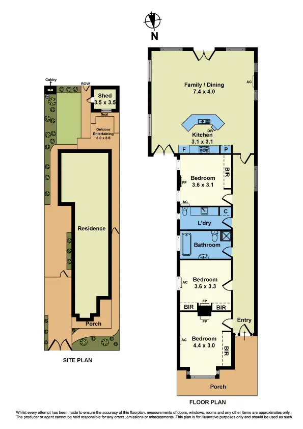 Floorplan of Homely house listing, 101 River St, Newport VIC 3015