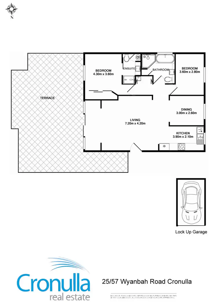 Floorplan of Homely apartment listing, 25/57 Wyanbah Road, Cronulla NSW 2230