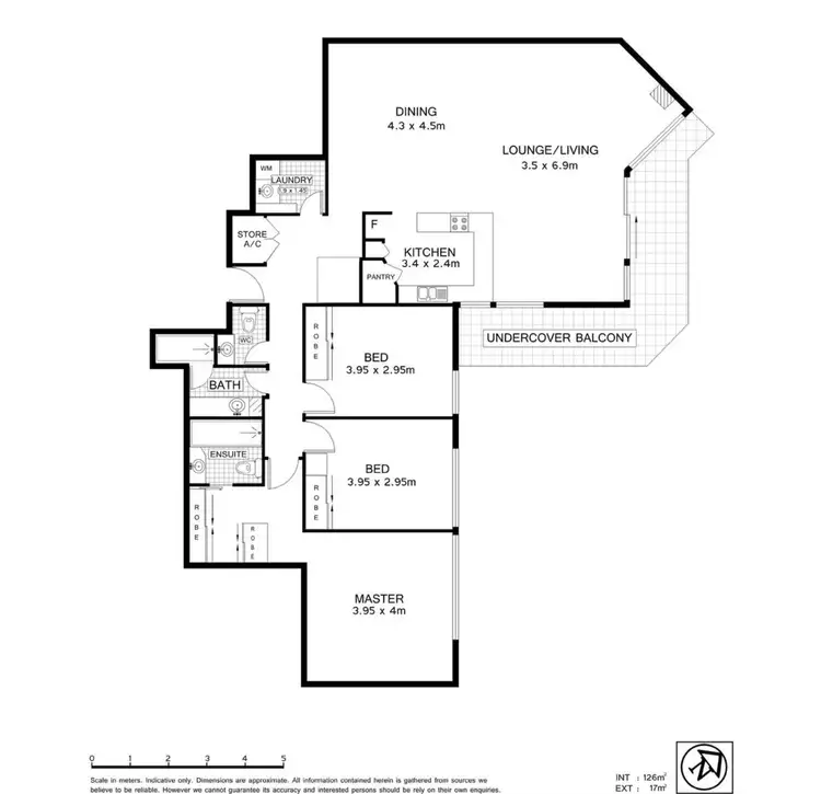 Floorplan of Homely unit listing, 502 / 22 Kirkwood Road, Tweed Heads South NSW 2486