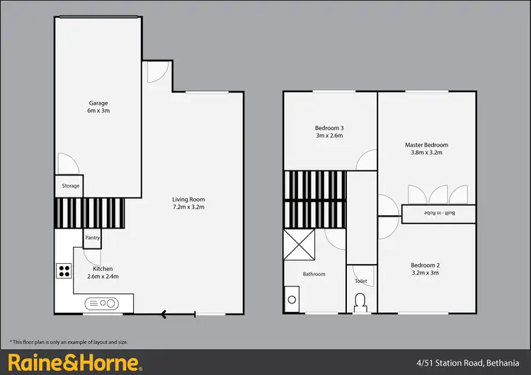 Floorplan of Homely townhouse listing, 4/51 STATION ROAD, Bethania QLD 4205