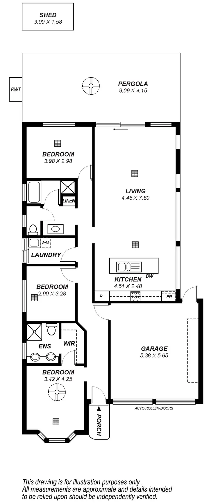 Floorplan of Homely house listing, 11 Inkster Avenue, Taperoo SA 5017
