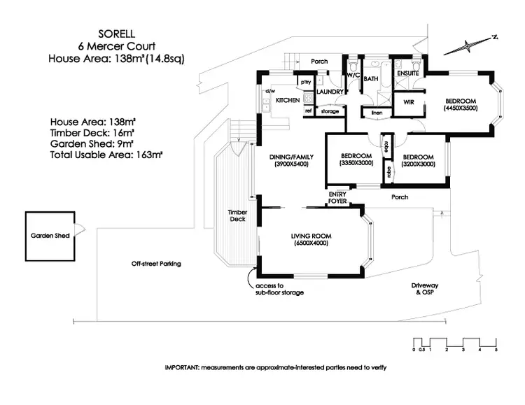 Floorplan of Homely house listing, 6 Mercer Court, Sorell TAS 7172