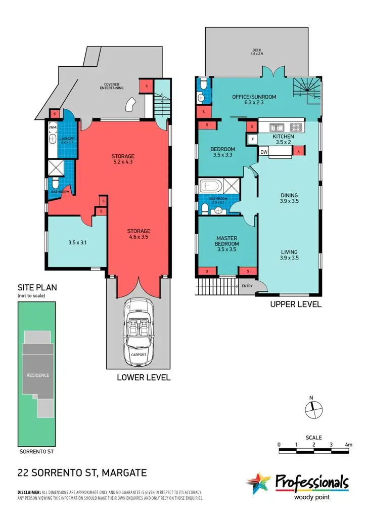 Floorplan of Homely house listing, 22 Sorrento Street, Margate QLD 4019