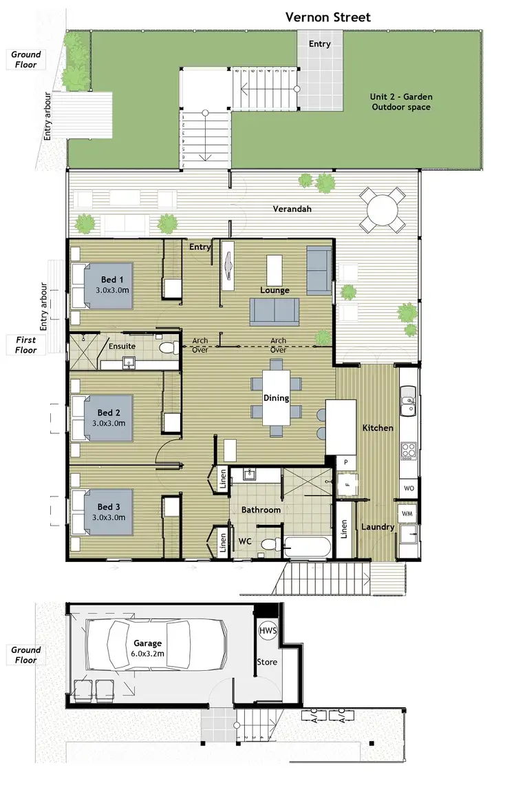 Floorplan of Homely apartment listing, 2 / 105 Vernon Street, Nundah QLD 4012