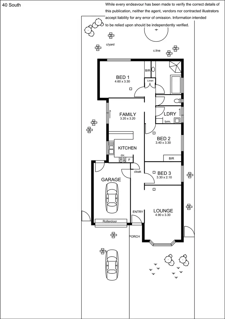 Floorplan of Homely house listing, 40 South Avenue, Northfield SA 5085