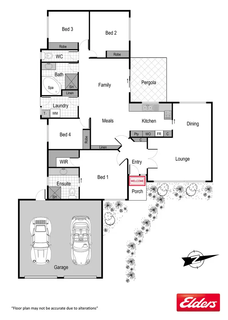 Floorplan of Homely house listing, 27 Tiptree Crescent, Palmerston ACT 2913