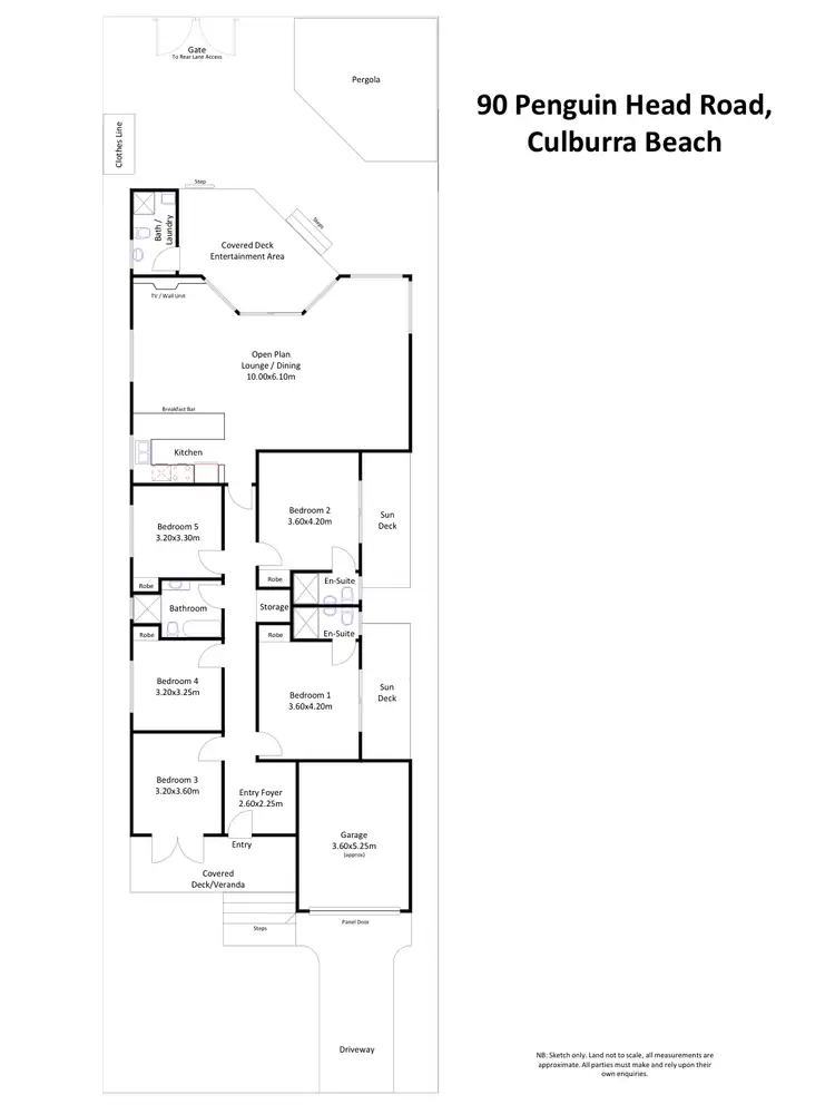Floorplan of Homely house listing, 90 Penguins Head Road, Culburra Beach NSW 2540