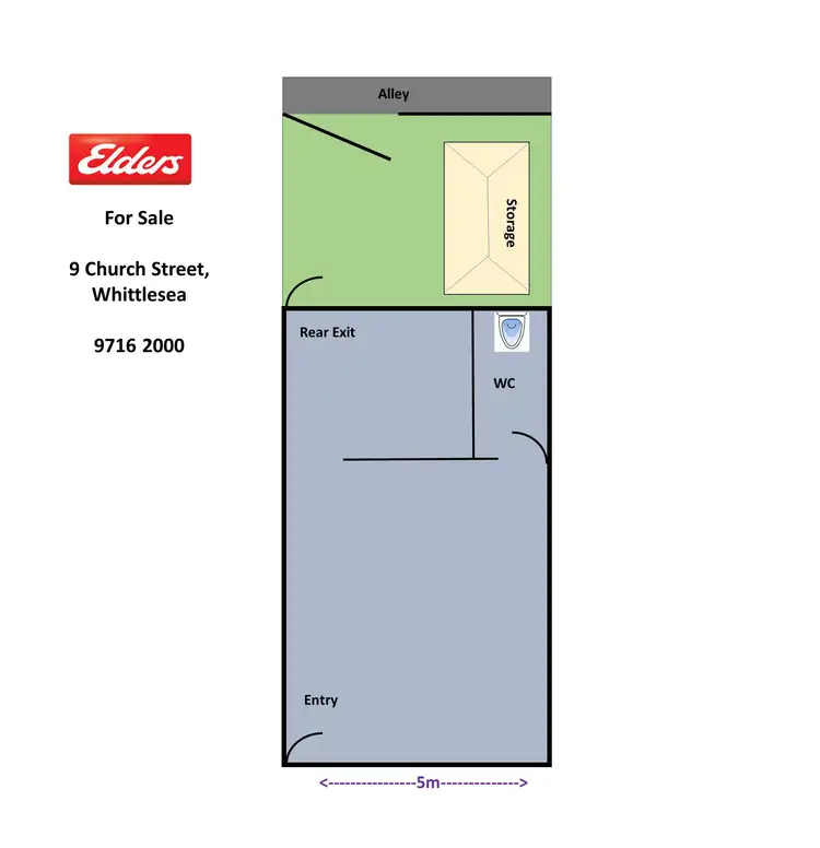 Floorplan of Homely other listing, 9 Church Street, Whittlesea VIC 3757